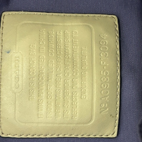 Coach Beige Pebbled Leather Hobo Bag - Picture 3 of 4